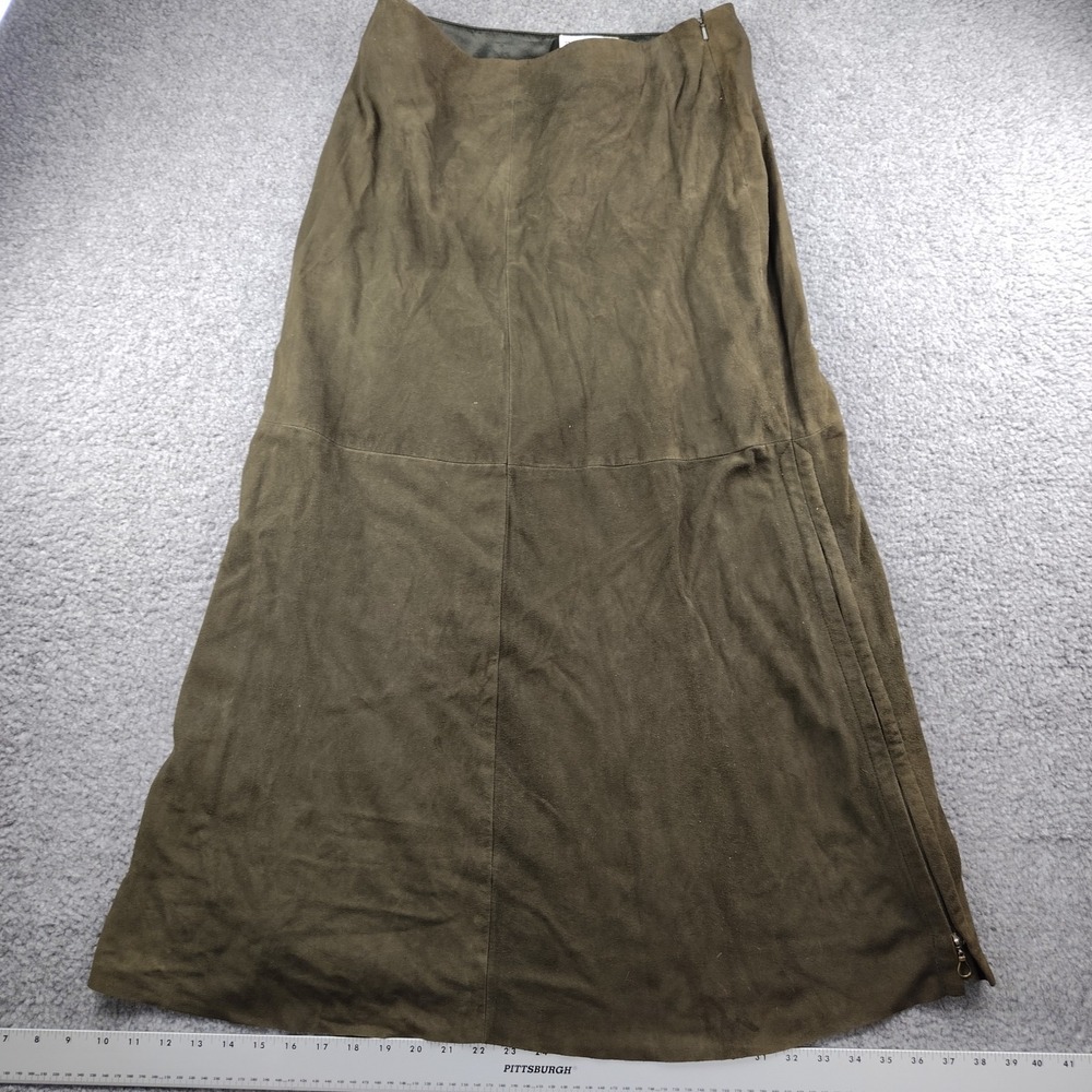 Worth leather Long Maxi Skirt Size 12 Cowgirl Western Rodeo